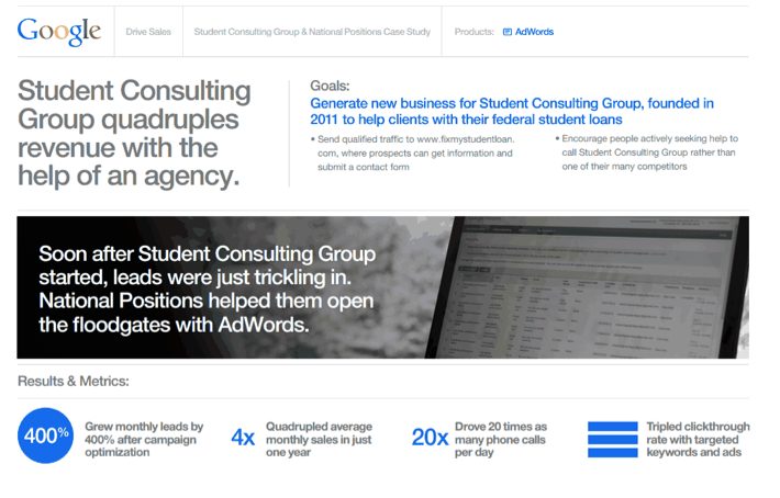 google case study example