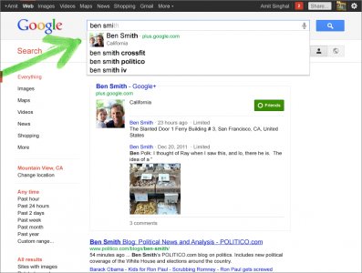Google’s Search Plus example