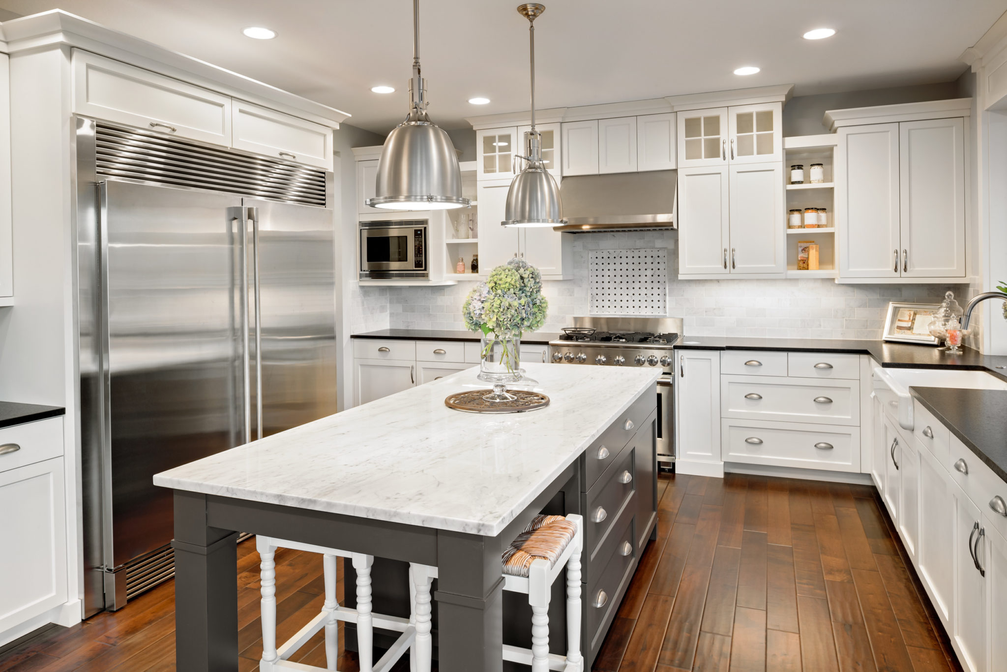 Modern kitchen layout