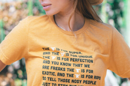 One Messy Bun woman's shirt