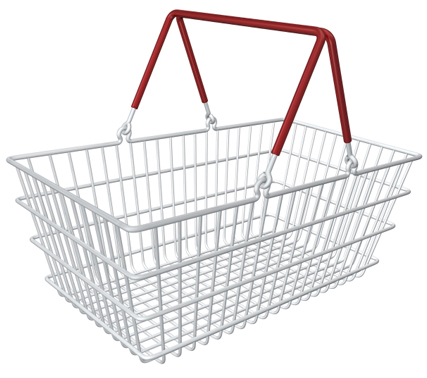 hand shopping basket