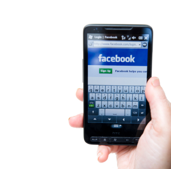 Facebook on smart phone (1)