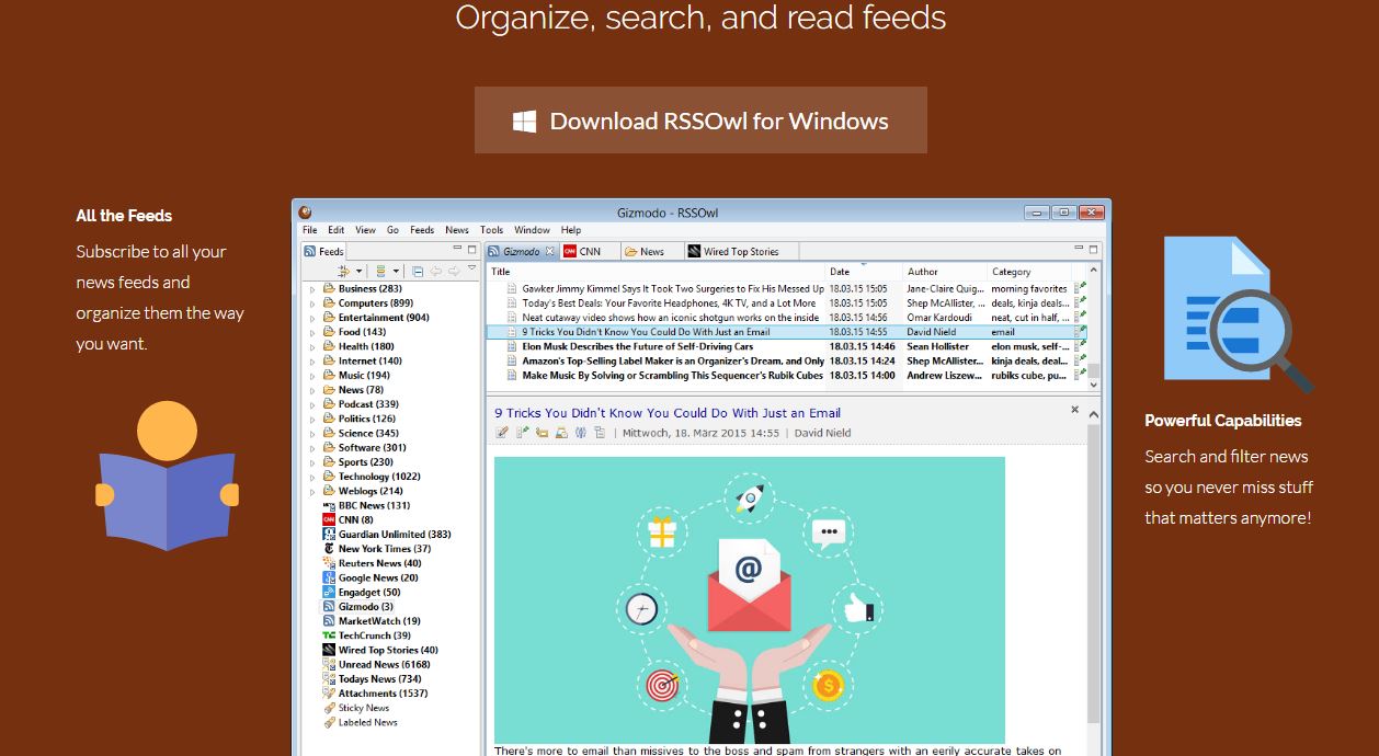 edit wordpress rss feed reader