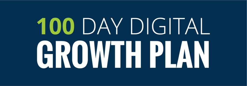 Banner headline for 100-Day Digital Growth Plan