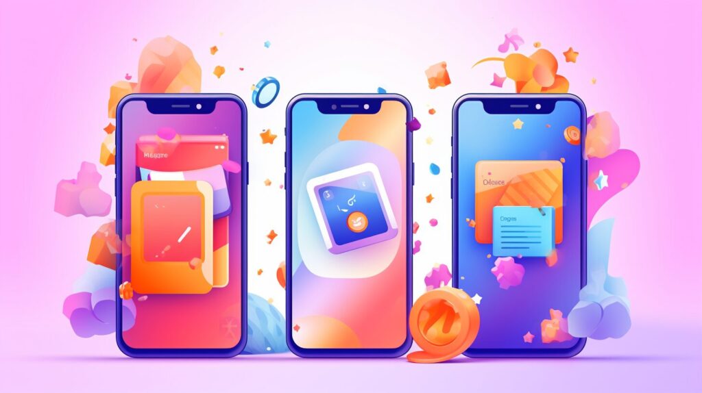 mobile phone website banner