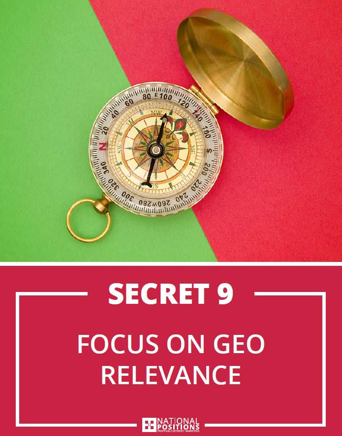 focus on geo relevance cover