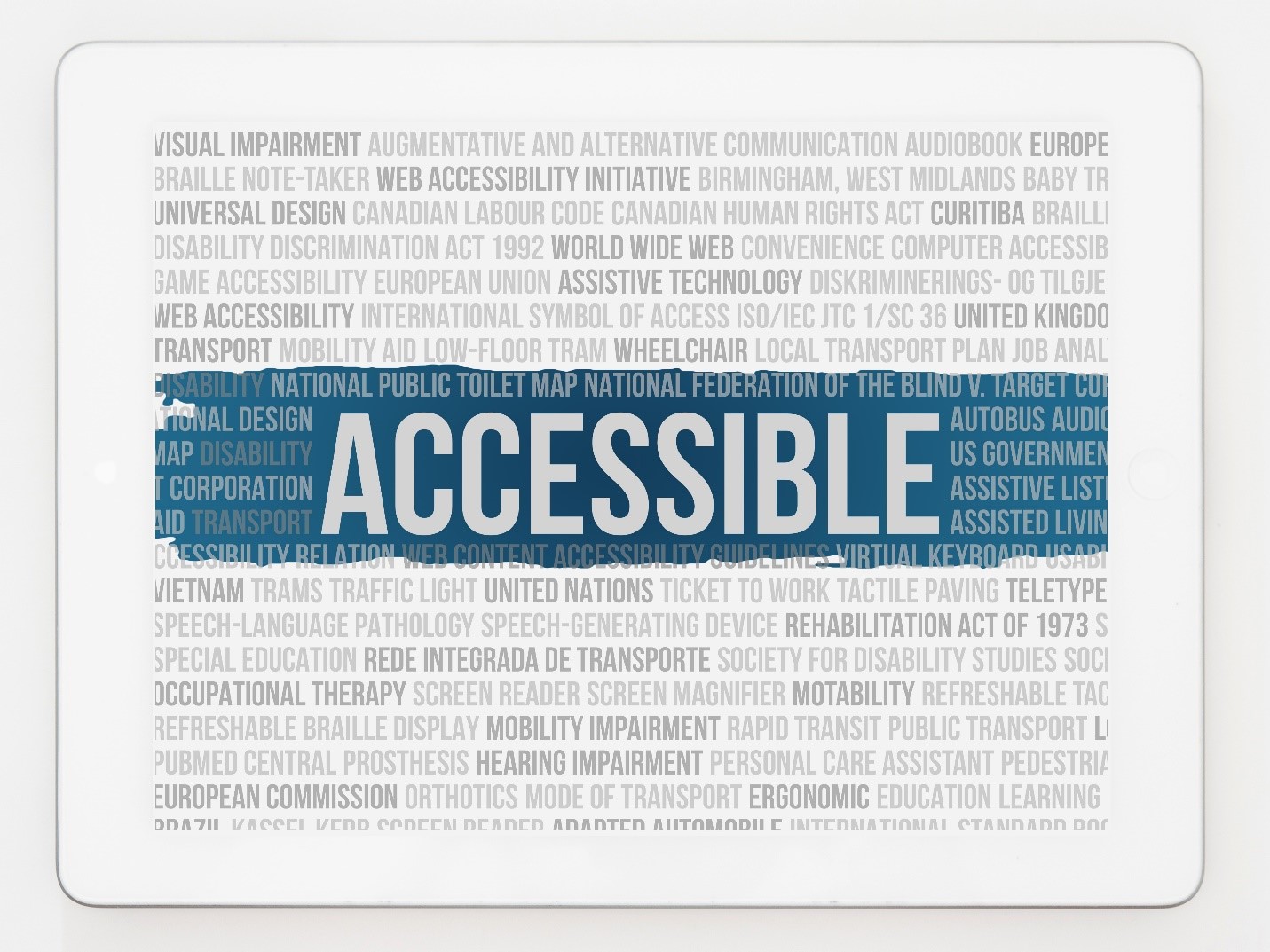 accessible word cloud graphic