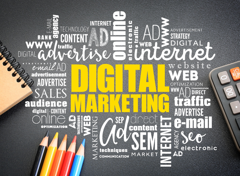 digital marketing word cloud