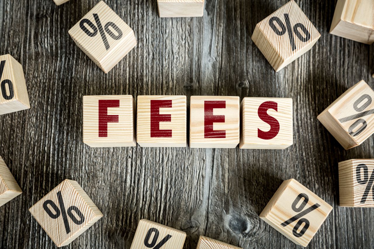blocks spelling out fees