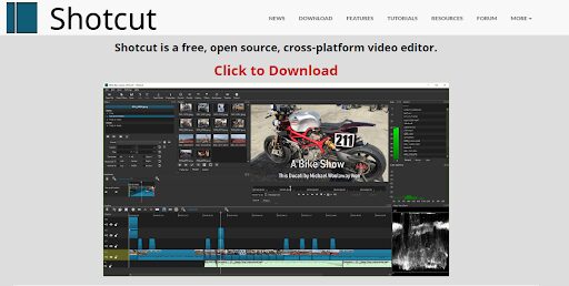 shotcut video editing tools