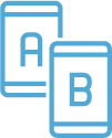 a/b testing icon