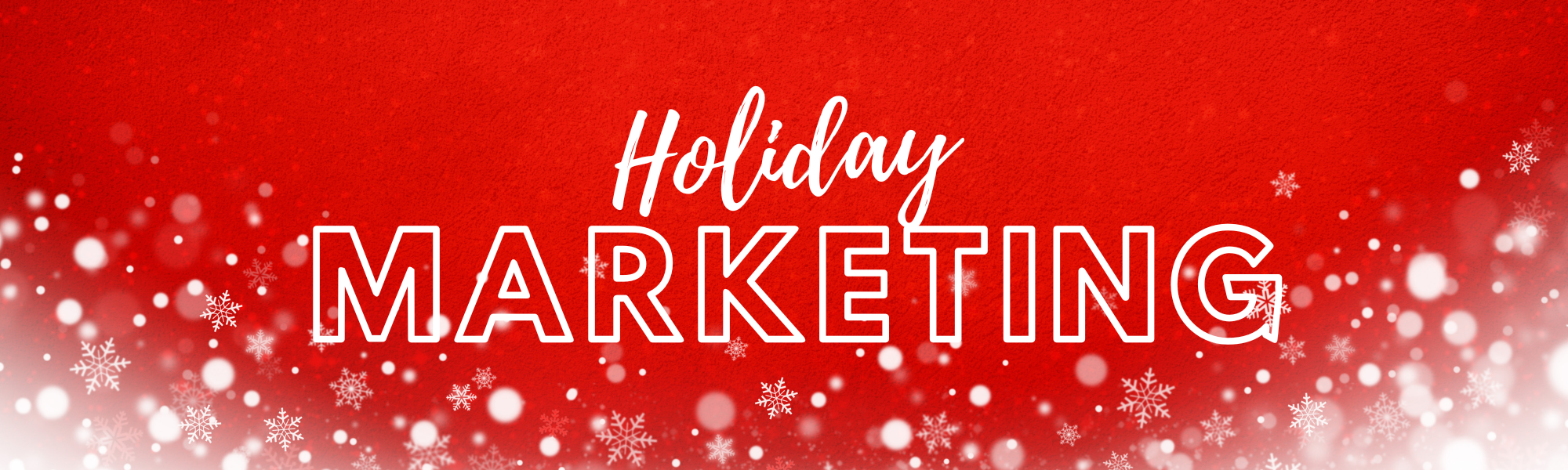 holiday marketing banner